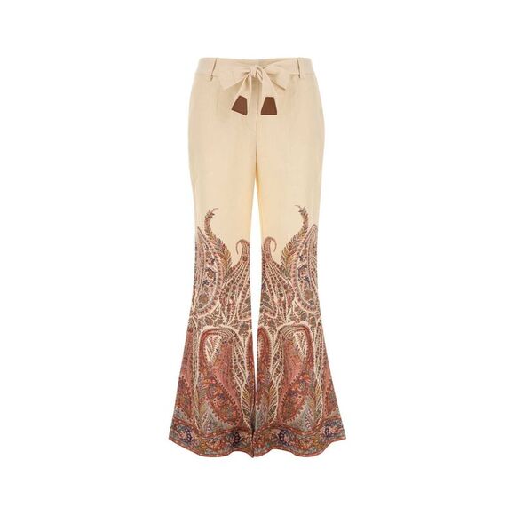 Zimmermann Women Printed Linen Rhiannon Pant